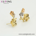 97406 xuping delicate fashion flower shape design multicolor ladies stud earrings